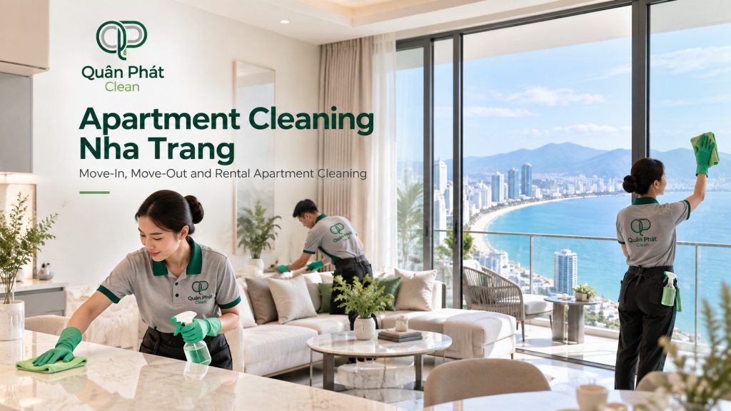 Apartment cleaning service in Nha Trang for move in move out and rental apartment cleaning