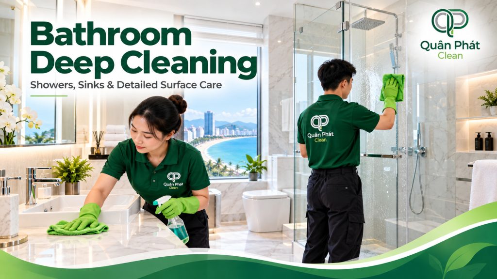 Bathroom deep cleaning service in Nha Trang