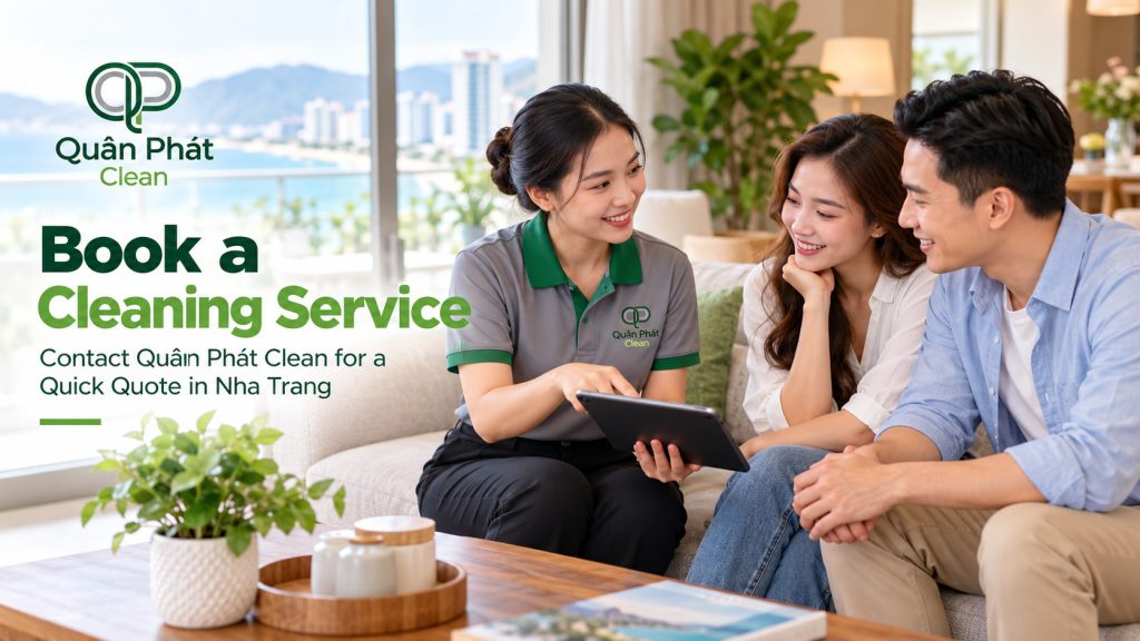 Book a cleaning service in Nha Trang with Quân Phát Clean