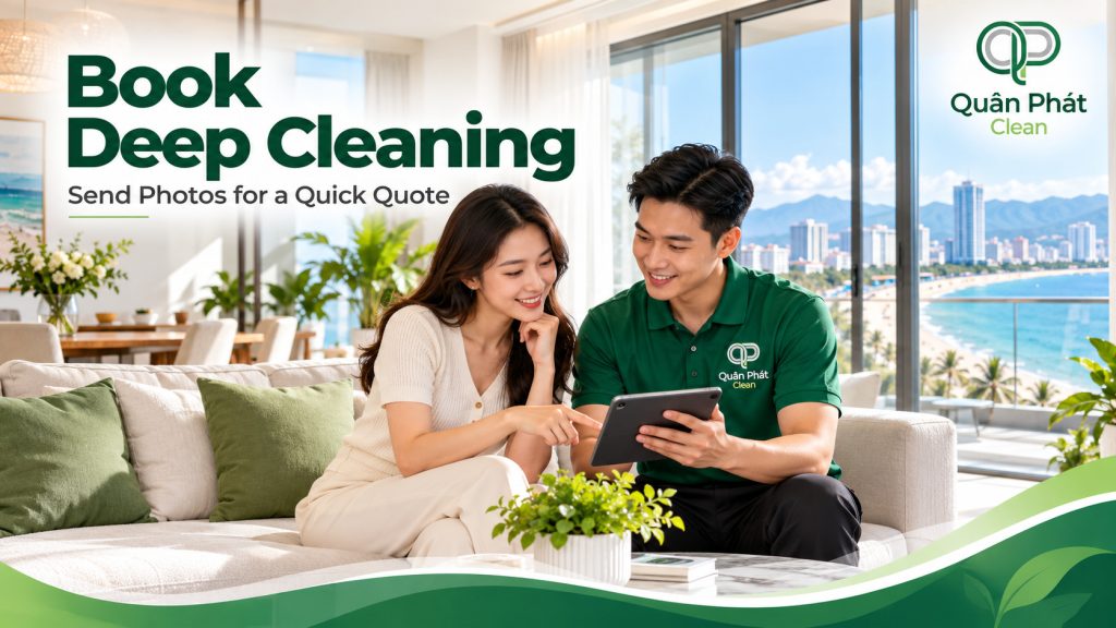 Book deep cleaning in Nha Trang with Quân Phát Clean