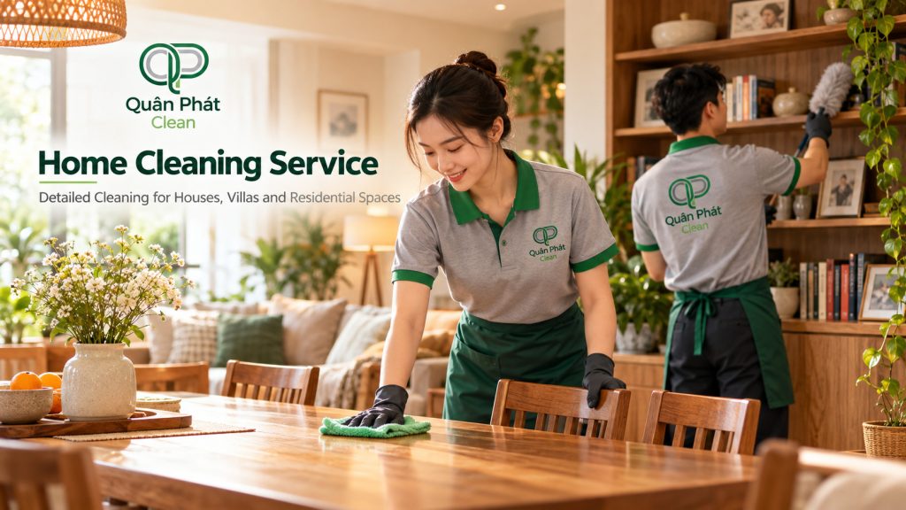 Home cleaning service in Nha Trang by Quân Phát Clean