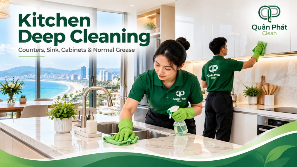 Kitchen deep cleaning service in Nha Trang