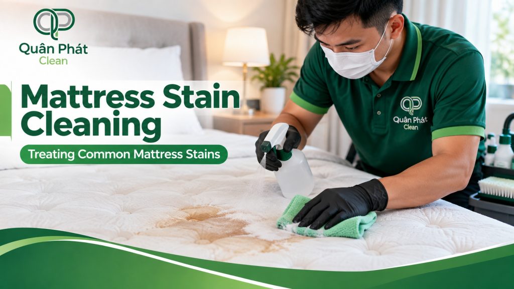Mattress stain cleaning and treatment in Nha Trang