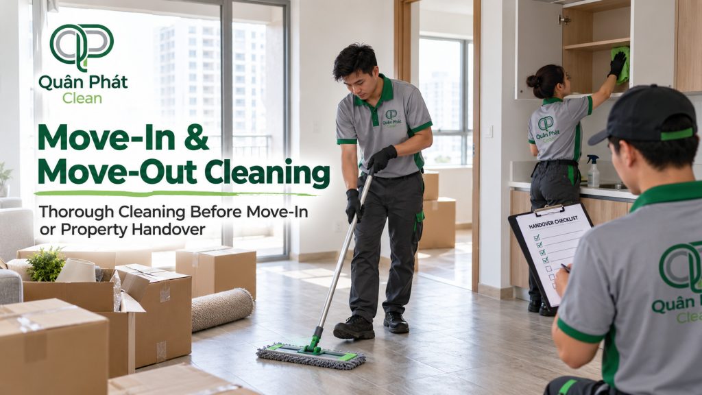 Move in and move out cleaning service in Nha Trang