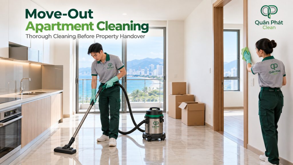 Move-out apartment cleaning service in Nha Trang