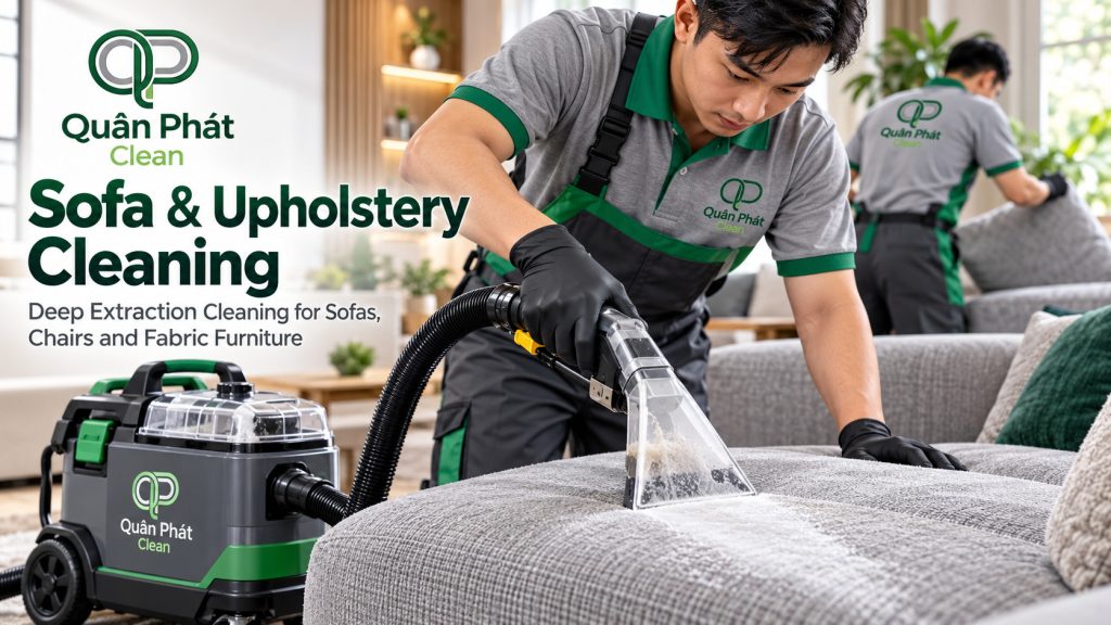 Sofa and upholstery cleaning service in Nha Trang