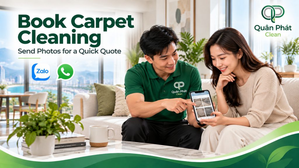 Book Carpet Cleaning Nha Trang with Quân Phát Clean