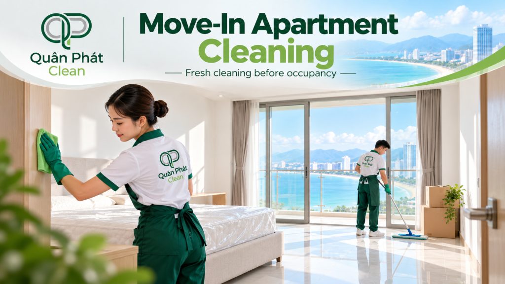 Move-in apartment cleaning before occupancy in Nha Trang