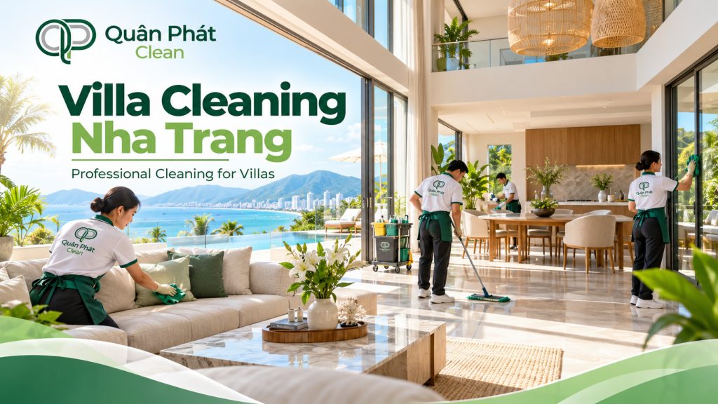 Villa Cleaning Nha Trang by Quân Phát Clean