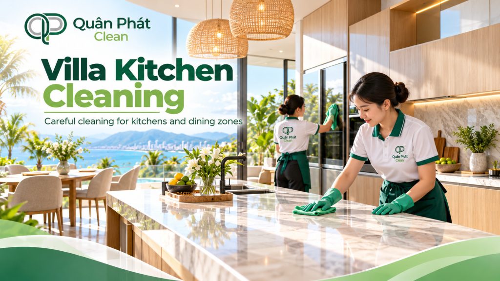 Professional villa kitchen cleaning in Nha Trang